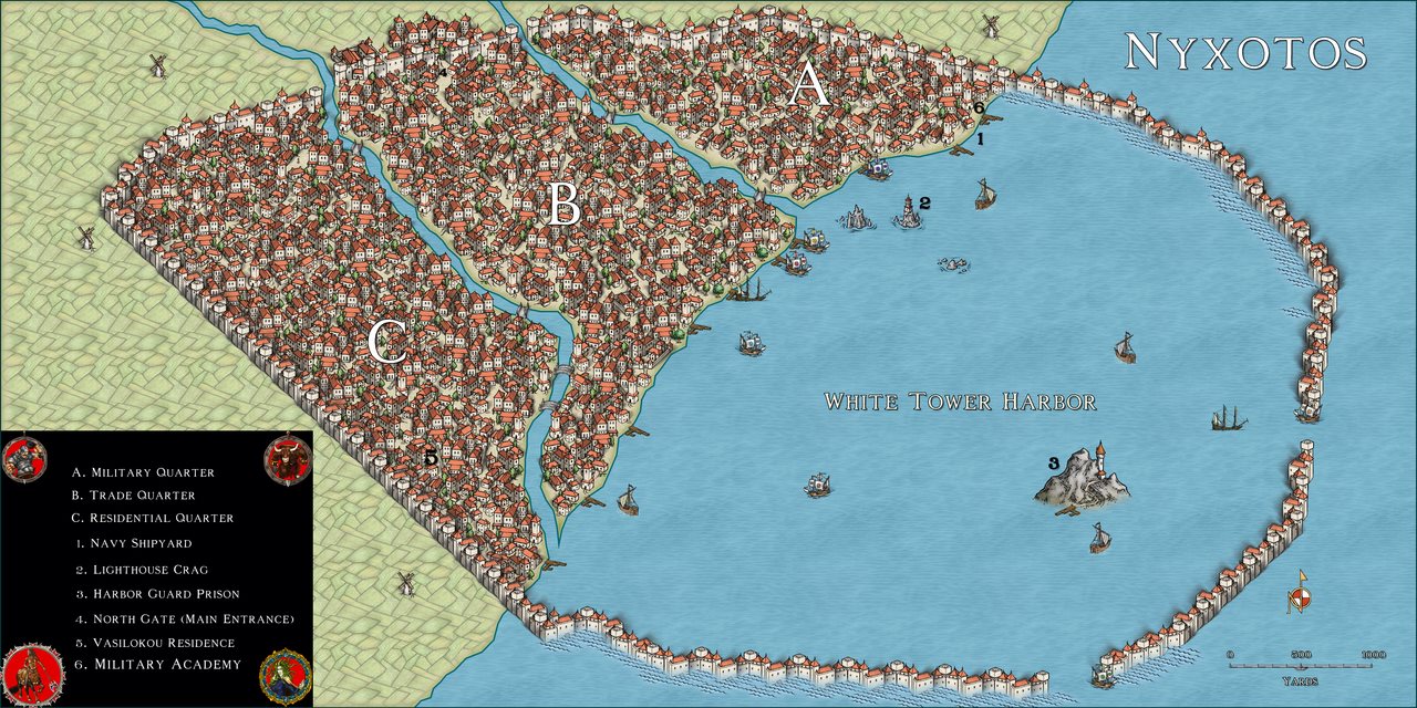 Nibirum Map: city of nyxotos by Tonnichiwa